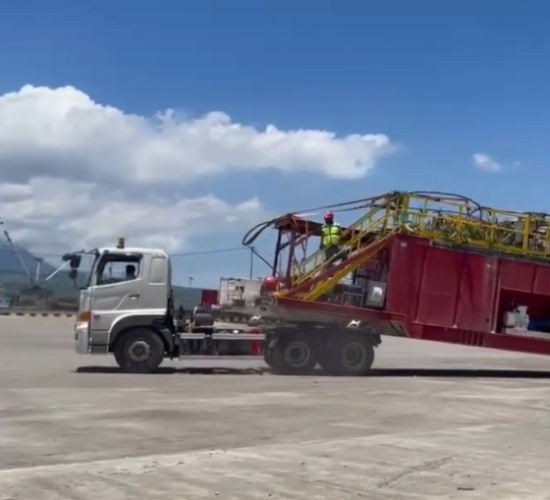 Demob RIG 20 from Hu’u to Jakarta