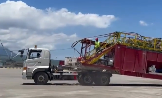 Demob RIG 20 from Hu’u to Jakarta