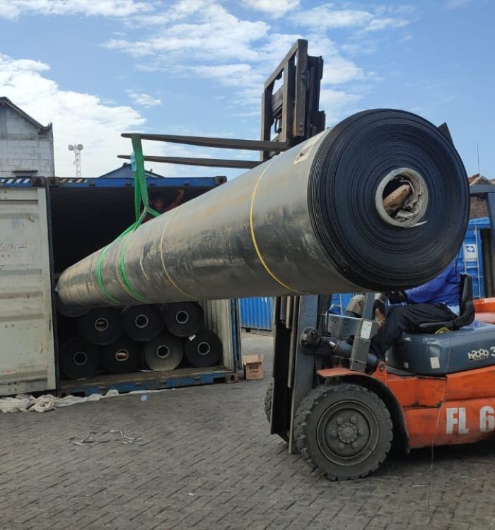 Moving Geomebrane to Kabaena